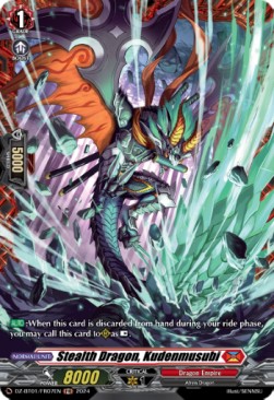 Stealth Dragon, Kudenmusubi [D-Format] (V.2 - Frame Rare) - Fated Clash