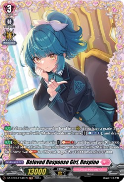 Beloved Response Girl, Respino [D-Format] (V.2 - Frame Rare) - Fated Clash