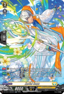 Aerial Sage [D-Format] (V.3 - Silver Rare) - Fated Clash