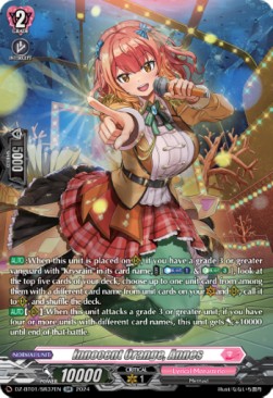 Innocent Orange, Annes [D-Format] (V.3 - Silver Rare) - Fated Clash