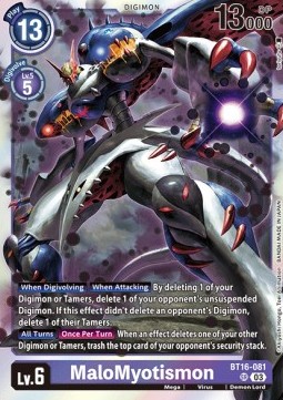 MaloMyotismon (BT16-081) (V.1) - Beginning Observer