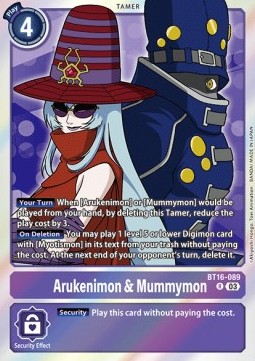 Arukenimon & Mummymon (BT16-089) - Beginning Observer