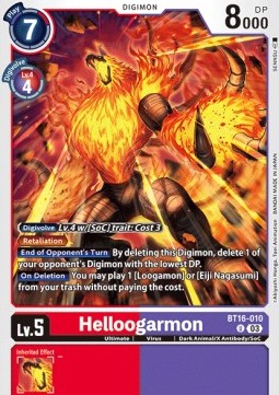 Helloogarmon (BT16-010) - Beginning Observer