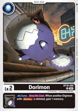 Dorimon (BT16-005) - Beginning Observer