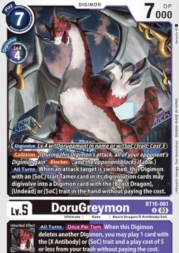 DoruGreymon (BT16-061) - Beginning Observer