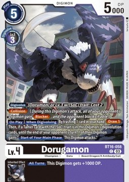Dorugamon (BT16-058) - Beginning Observer