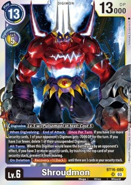 Shroudmon (BT16-080) (V.1) - Beginning Observer