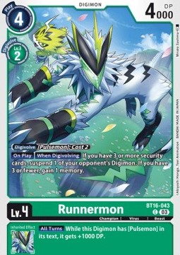Runnermon (BT16-043) - Beginning Observer