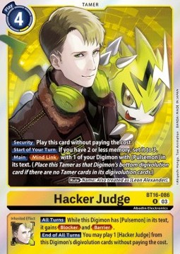 Hacker Judge (BT16-086) - Beginning Observer