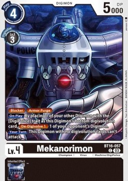 Mekanorimon (BT16-057) - Beginning Observer