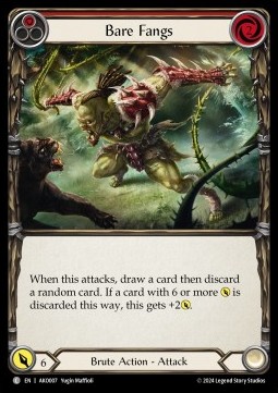 Bare Fangs (Red) (Regular) - Armory Deck: Kayo