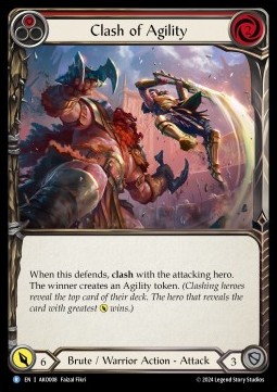 Clash of Agility (Red) (Regular) - Armory Deck: Kayo
