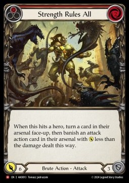 Strength Rules All (Rainbow Foil) - Armory Deck: Kayo
