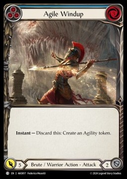Agile Windup (Blue) (Regular) - Armory Deck: Kayo