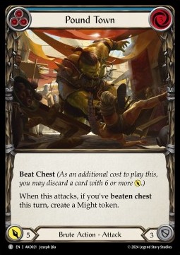 Pound Town (Blue) (Regular) - Armory Deck: Kayo