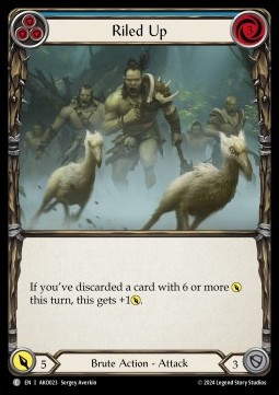 Riled Up (Blue) (Regular) - Armory Deck: Kayo