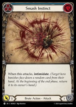 Smash Instinct (Blue) (Regular) - Armory Deck: Kayo