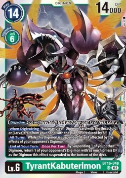 TyrantKabuterimon (BT16-048) (V.1) - Beginning Observer