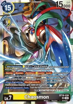 Chaosmon (BT16-036) (V.1) - Beginning Observer