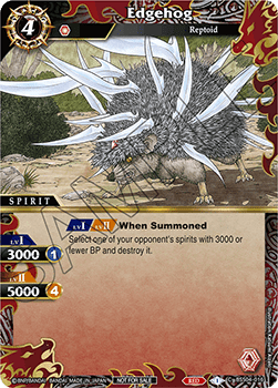 Edgehog (V.1 - Common) - Organized Play 2024 Promos