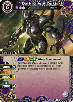 Dark Knight Percival (V.1 - Rare) - Organized Play 2024 Promos