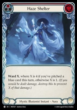 Haze Shelter (Red) (Rainbow Foil) - Part the Mistveil