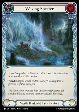 Waxing Specter (Red) (Rainbow Foil) - Part the Mistveil