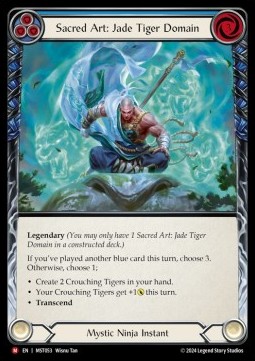 Sacred Art: Jade Tiger Domain // Inner Chi (Regular) - Part the Mistveil