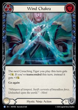 Wind Chakra (Blue) (Rainbow Foil) - Part the Mistveil