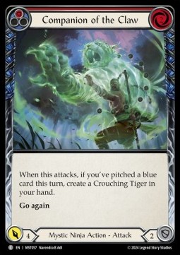 Companion of the Claw (Red) (Regular) - Part the Mistveil