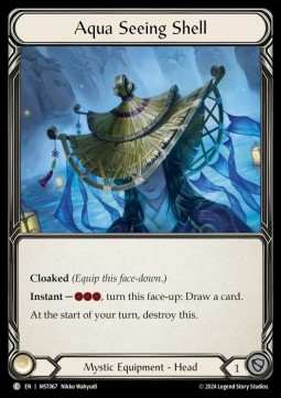 Aqua Seeing Shell (Cold Foil) - Part the Mistveil