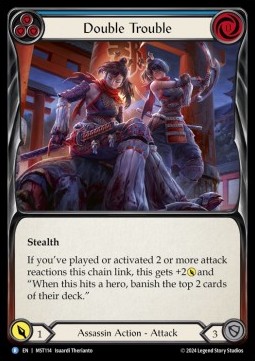 Double Trouble (Blue) (Regular) - Part the Mistveil