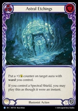 Astral Etchings (Blue) (Regular) - Part the Mistveil