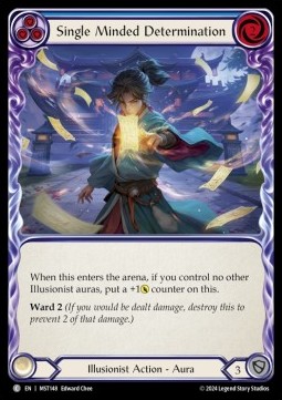 Single Minded Determination (Blue) (Regular) - Part the Mistveil