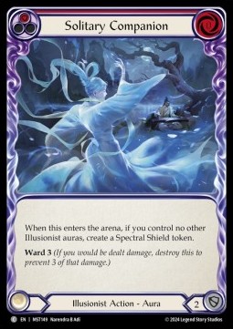 Solitary Companion (Red) (Rainbow Foil) - Part the Mistveil