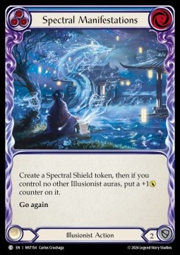 Spectral Manifestations (Blue) (Rainbow Foil) - Part the Mistveil