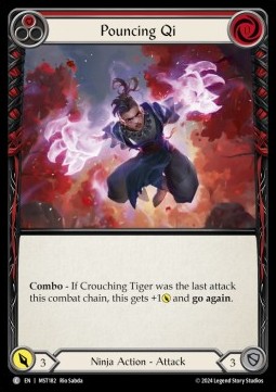 Pouncing Qi (Red) (Regular) - Part the Mistveil