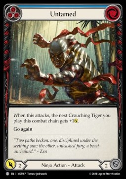 Untamed (Blue) (Rainbow Foil) - Part the Mistveil