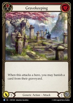 Gravekeeping (Red) (Regular) - Part the Mistveil