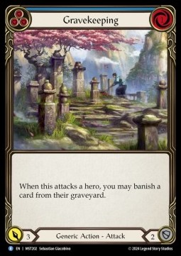 Gravekeeping (Blue) (Regular) - Part the Mistveil