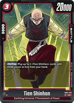 Tien Shinhan (FB02-019) [Fusion World] - Blazing Aura [Fusion World]