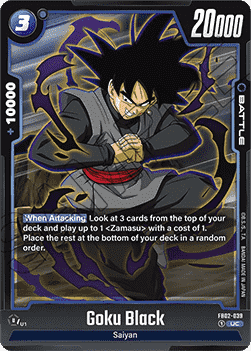 Goku Black (FB02-039) [Fusion World] - Blazing Aura [Fusion World]