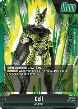 Cell // Cell (FB02-070) [Fusion World] (V.1 - Leader) - Blazing Aura [Fusion World]