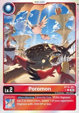Poromon (BT16-001) (V.2) - Promos: Beginning Observer