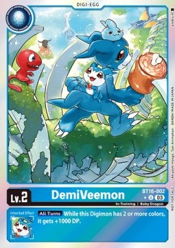 DemiVeemon (BT16-002) (V.2) - Promos: Beginning Observer