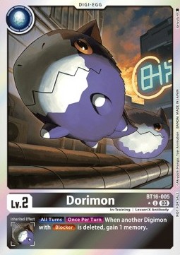 Dorimon (BT16-005) (V.2) - Promos: Beginning Observer