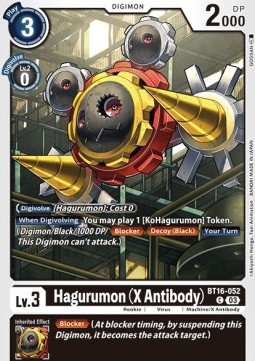 Hagurumon (X Antibody) (BT16-052) - Beginning Observer