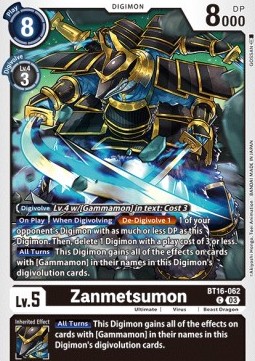 Zanmetsumon (BT16-062) - Beginning Observer