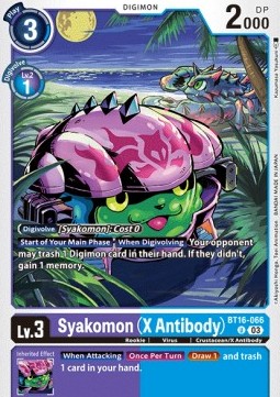 Syakomon (X Antibody) (BT16-066) - Beginning Observer