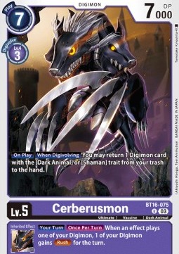 Cerberusmon (BT16-075) - Beginning Observer